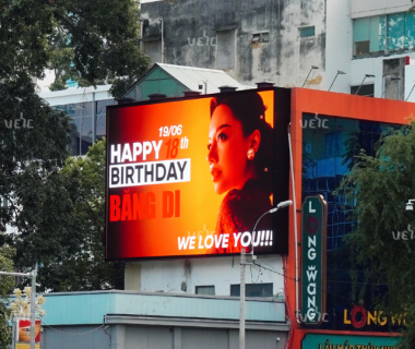 DỰ ÁN MÀN HÌNH LED - HAPPY BIRTHDAY BĂNG DI