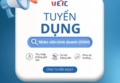 TUYỂN DỤNG NHÂN VIÊN SALE OOH