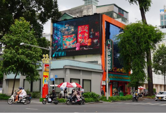 QUẢNG CÁO MÀN HÌNH LED HỒ CON RÙA - QUẬN 3