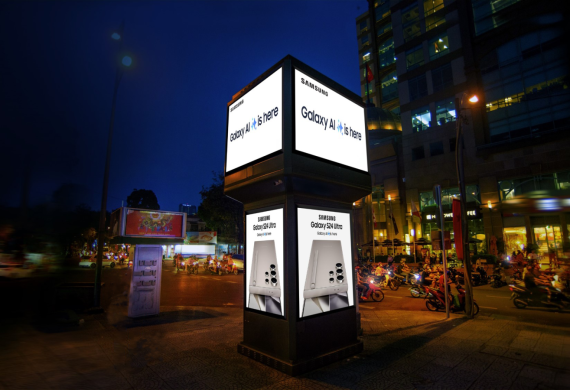 Quảng cáo hộp đèn E-Tower Panel