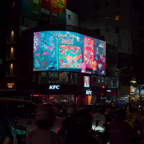 THE 350F TRÊN CHUỖI MÀN HÌNH LED CỦA VESC