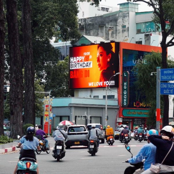 DỰ ÁN MÀN HÌNH LED - HAPPY BIRTHDAY BĂNG DI