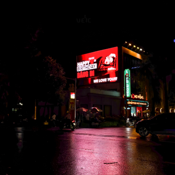 DỰ ÁN MÀN HÌNH LED - HAPPY BIRTHDAY BĂNG DI
